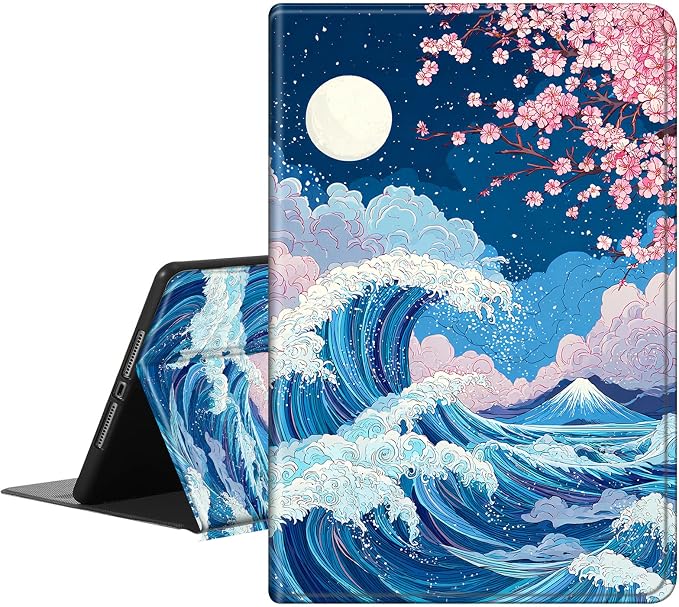 for iPad Air 13 Inch Case (M3/M2-2025/2024 Release) Slim iPad 13 Protective Case with Stand Hard Back Shell for iPad Air 13 Auto Wake/Sleep 1776 American Flag with Bullets