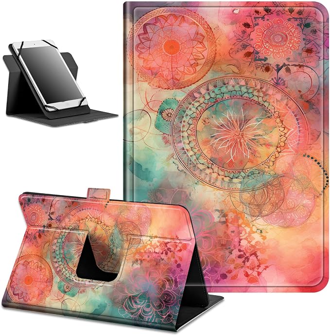 for Google Pixel Tablet Case 2023 Universal Tablet CaseSlim PU Leather Multi-Angle Viewing Cover with 360 Degree Rotatable Kickstand forPixel Tablet 2023 11-inchBlue Wolf