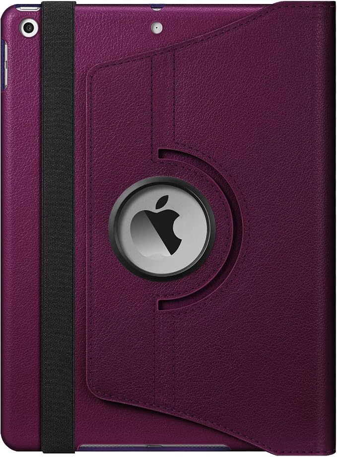 Fintie 360° Rotating Case for iPad 9th / 8th / 7th Generation 10.2 Inch | Swivel Stand Portrait &amp Landscape Viewing Shockproof Cover with Pencil Holder Auto Wake/Sleep Aqua Wave