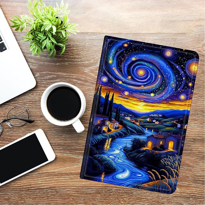 Case for iPad (A16) 11th Generation 11 Inch 2025/ iPad 10th Generation 10.9 Inch 2022 CaseHybrid Slim Multi-Angles Stand Auto Wake/Sleep Cover-Beach Sunset
