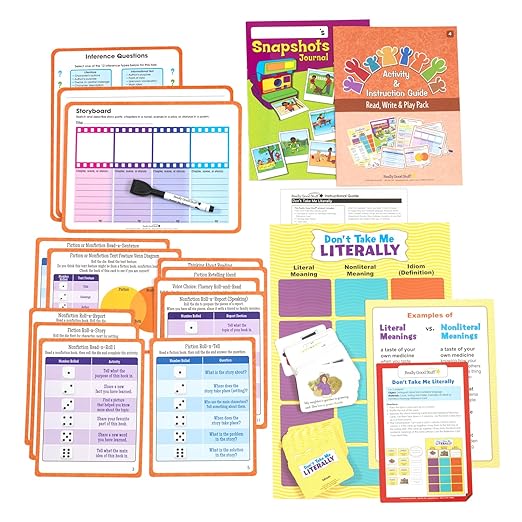 Really Good Stuff Family Engagement Reading - Read, Write and Play Pack - Fourth Grade