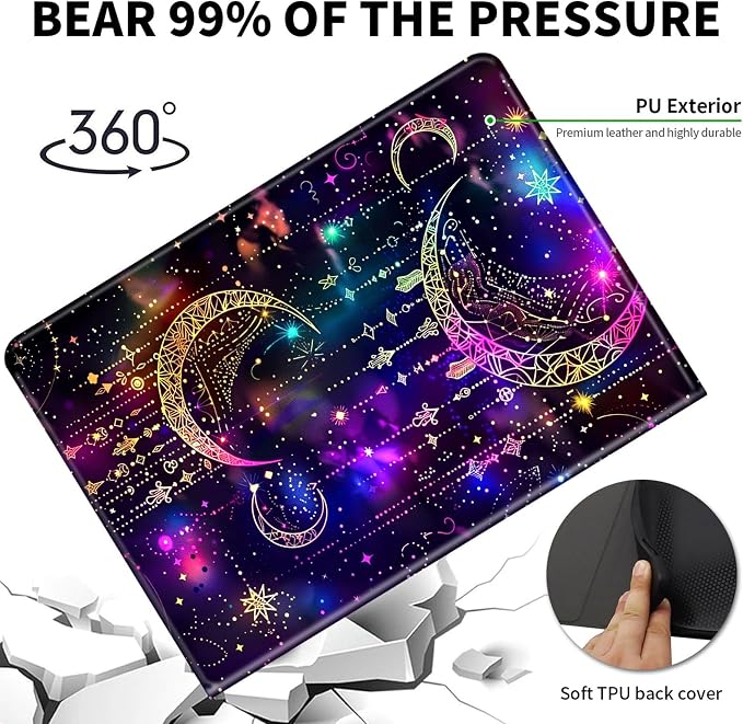 Case for Microsoft Surface Pro 11/10 / 9 13 InchPU Leather Cute Slim Folio Adjustable Stand Cover Case for Surface Pro 11th Edition AIArt Red Dragonfly