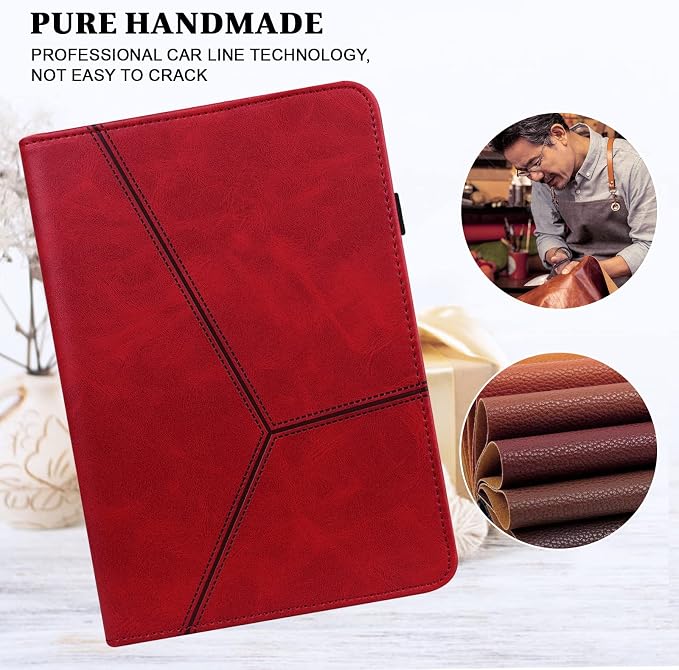 Case for Amazon Kindle Fire Max 11 Case (13th Generation 2023 Release) 11PU Leather Folio Stand Stylish Solid Color Stripe Stand Cover for Fire 11 Tablet - Black