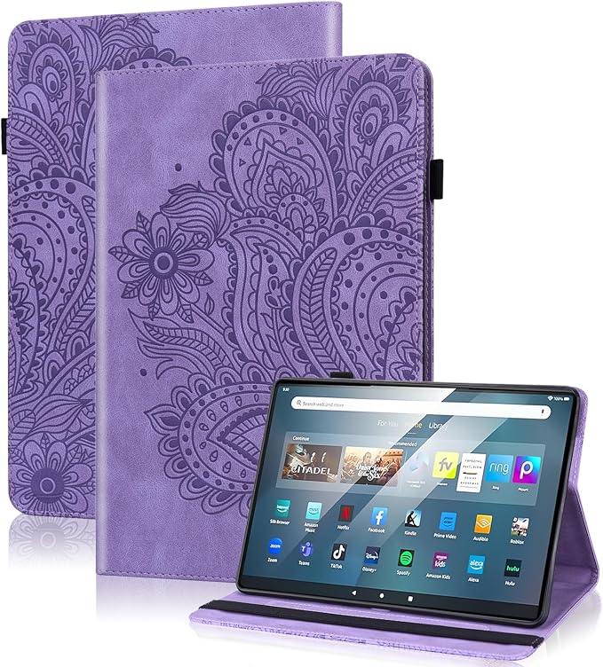 Case for Kindle Fire HD 10 &amp 10 Plus Tablet (13th/11th Generation 2023/2021 Release) - Blue