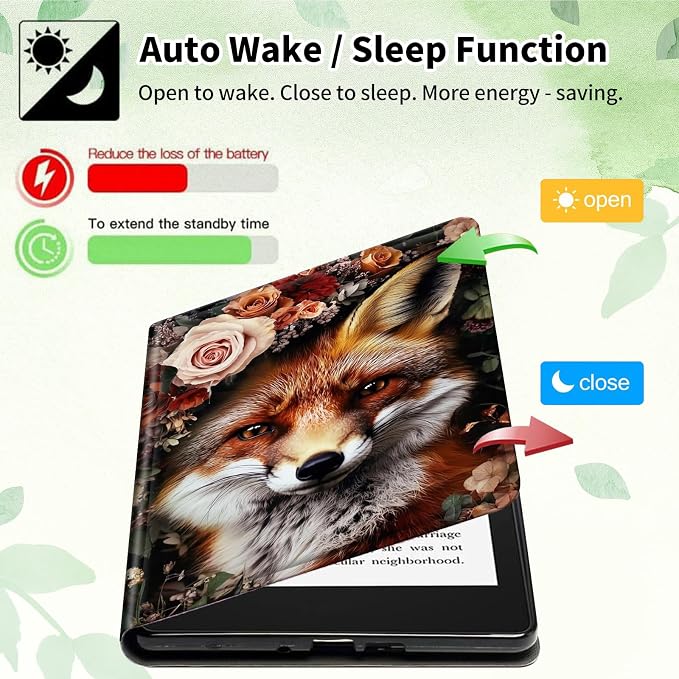 Case for 10.2 Kindle Scribe (2024/2022 Release) Slim PU Leather Lightweight Adjustable Stand Smart Shell Cover with Auto Wake/Sleep for 10.2 Amazon Kindle Scribe E-ReaderA Dog