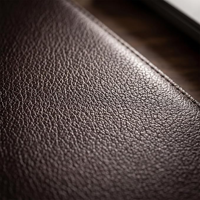 Leather Case for iPad A16 11th 11 2025 and iPad 10th 10.9 2022 | Genuine Full Grain Leather Folio CoverSmart Protective ShellShockproof &amp Drop-ProofAuto Wake/Sleep.Dark Brown