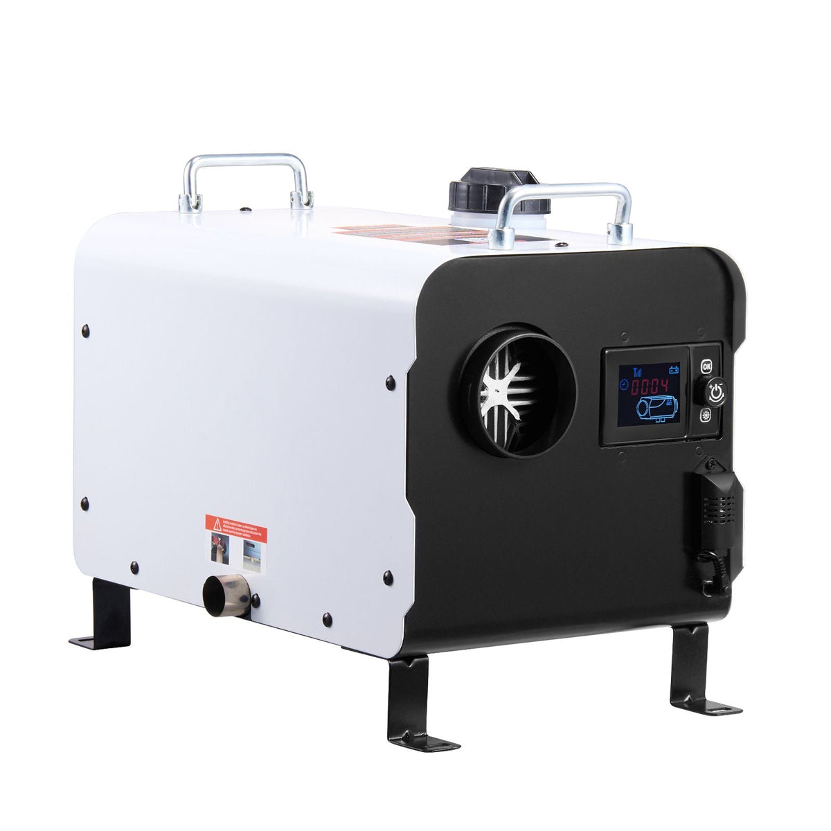 8KW Diesel Heater, 12V/24V All in One Diesel Air Heater, with Bluetooth APP Control, Remote Control and Display Screen, CO Alarm, Fast Heating Portable Diesel Heater for Vehicles and Outdoors