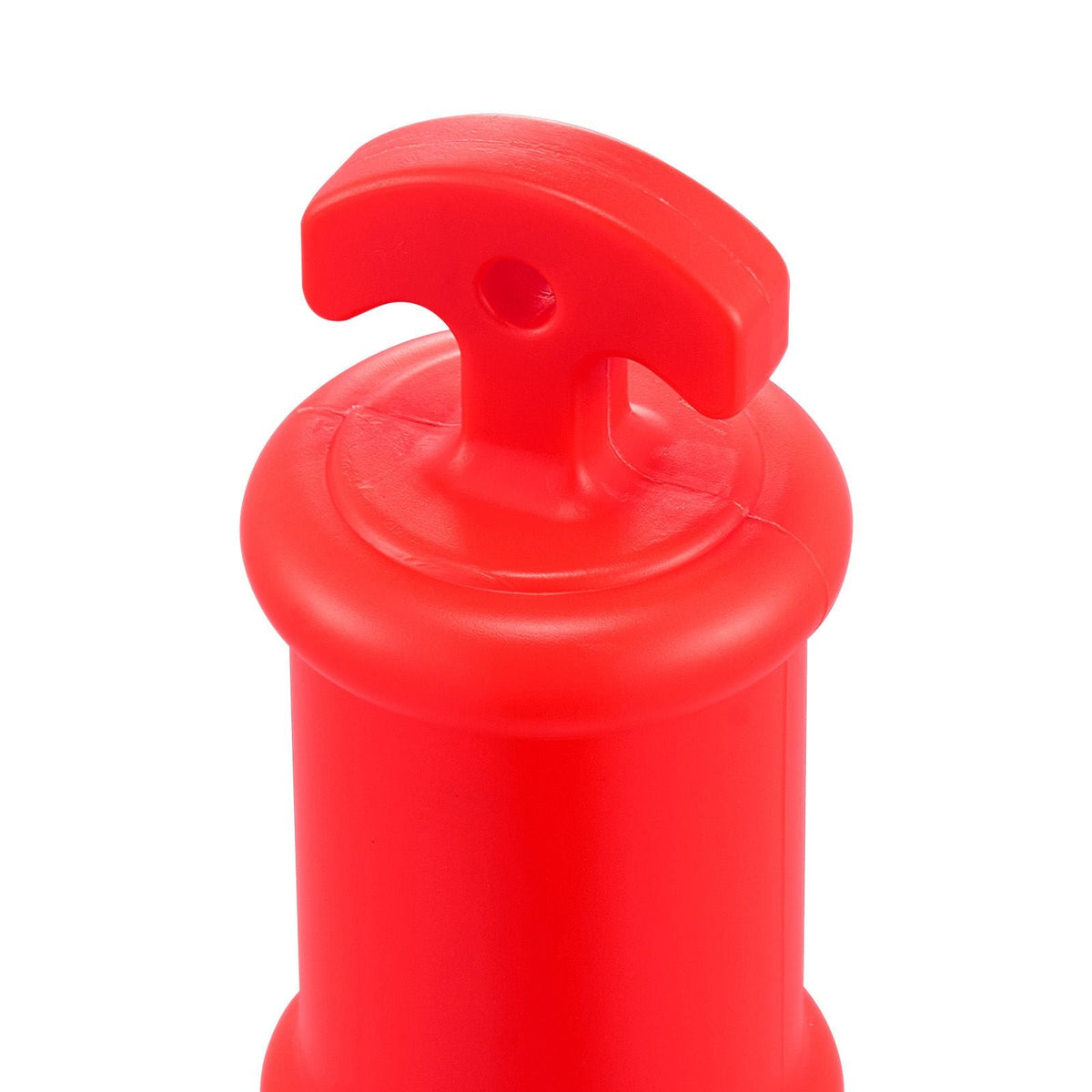 9 Pack Traffic Delineator Posts, 48 inches Traffic Safety Cones with Weighted Base and Reflective Strips, Heavy Duty Delineator Posts for Construction Site, Parking Lot, Crowd Control, Red