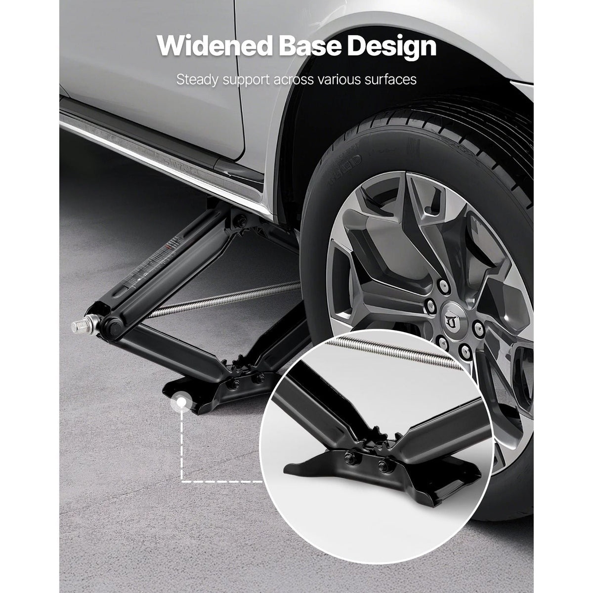 9000 lbs RV Scissor Jacks, 4-23.4 in RV Stabilizer Leveling Scissor Jacks, Set of 4, Heavy Duty Stabilizer Jack with Crank Handle, Socket and Bubble Levels, Not Easily Bent or Deformed