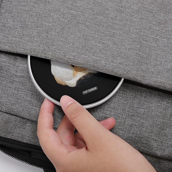 Fox Fire Wireless Charger SlimWireless Charging Pad Anti-Slip Charger Mat for Men Women