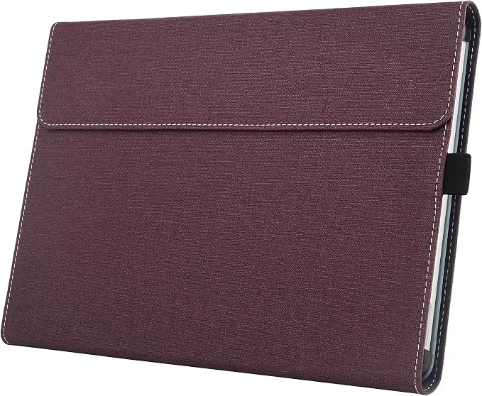 Tablet Case for 2025 New Microsoft Surface Pro 1st Edition 12-inch PU Leather &amp Hard Shell Laptop Protective Cover with Multi-Angle Built-in Kickstand &amp Pen Holder (Black)