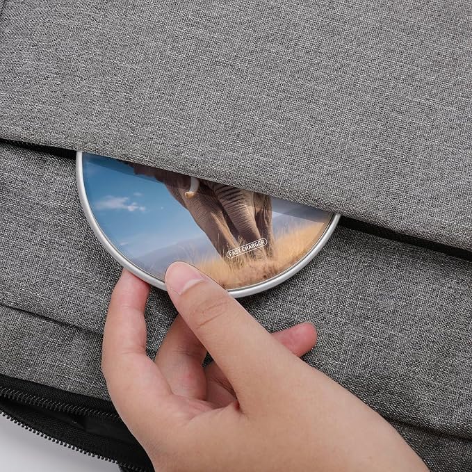Elephant Wireless Charger SlimWireless Charging Pad Anti-Slip Charger Mat for Men Women