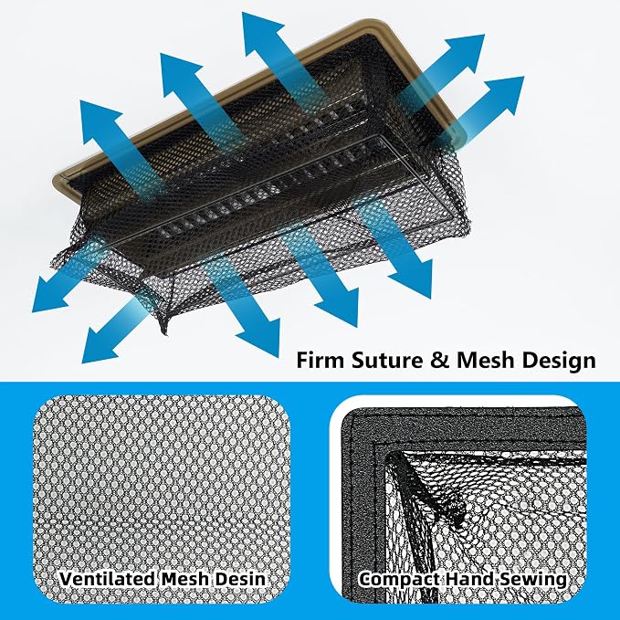 Floor Vent Screen Net for Home Floor, Floor Register Cover Trap 4 x 12 Inch
