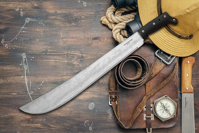 Tramontina Machete, Carbon Steel, Polypropylene Handle
