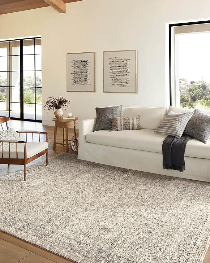 Loloi Amber Lewis Alie Collection ALE-03 Taupe/Dove 2'-7'' x 10'-0'', .13'' Pile Height, Runner Rug