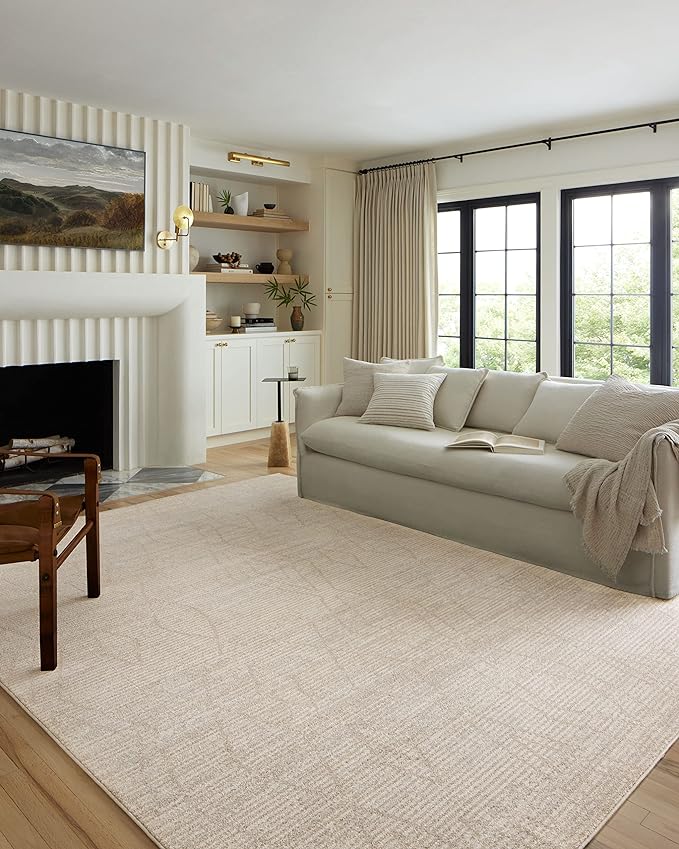 Loloi Kamala Collection KAM-03 Natural/Mist 7'-10" x 10' Area Rug