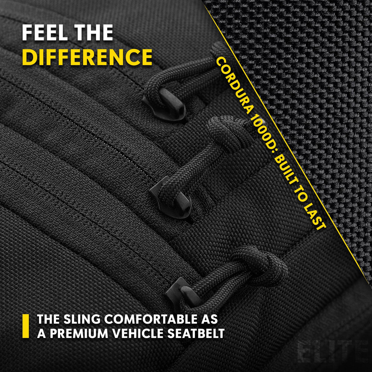 M-Tac CCW Sling Bag for Men & Women - EDC Shoulder Bag Tactical - Crossbody Concealed Carry Bag - Mens Chest Pack (ELITE Black)