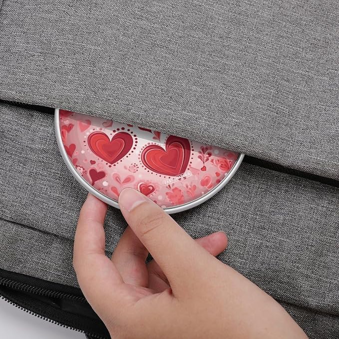 Valentine Pattern Wireless Charger 10W Fast Charging Pad Anti-Slip Qi Certified Wireless Charging Pad Charging Station Portable Phone Charger for All Wireless Charging Smartphone
