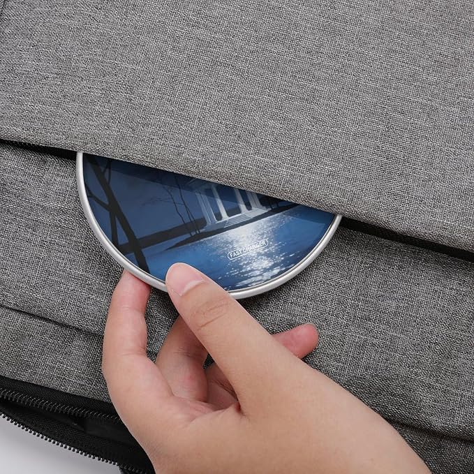 Moonlit Wireless Charger Portable Fast Charging Pad Lightweight Wireless Charging Pad 10W Slim Charging Station for Phone Charger Mat for Travel Home Office Desk