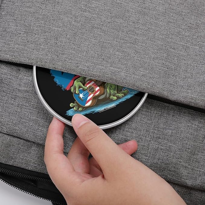 Frog Guitar Puertoricoes Wireless Charger Portable Charging Pad | LightweightAll Smartphone