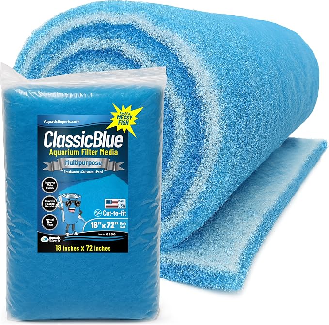 Aquatic Experts Classic Bonded Aquarium Filter Pad -18 Inches by 72 Inches by