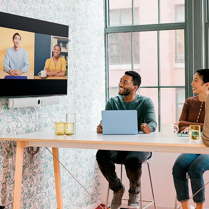 Owl Bar Video Conferencing Device — 4K Video Conferencing Bar with Active Speaker Focus (Add a Meeting Owl 3 or Pro for 360-Degree Coverage and Automatic Camera Switching)