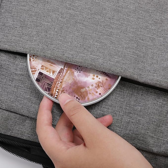 Pretty Peach Pattern Wireless Charger Portable Fast Charging Pad Lightweight Wireless Charging Pad 10W Slim Charging Station for Phone Charger Mat for Travel Home Office Desk