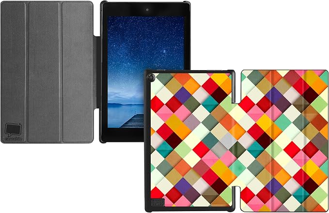 caseable Fire Tablet Cover with Blossom Bird Design