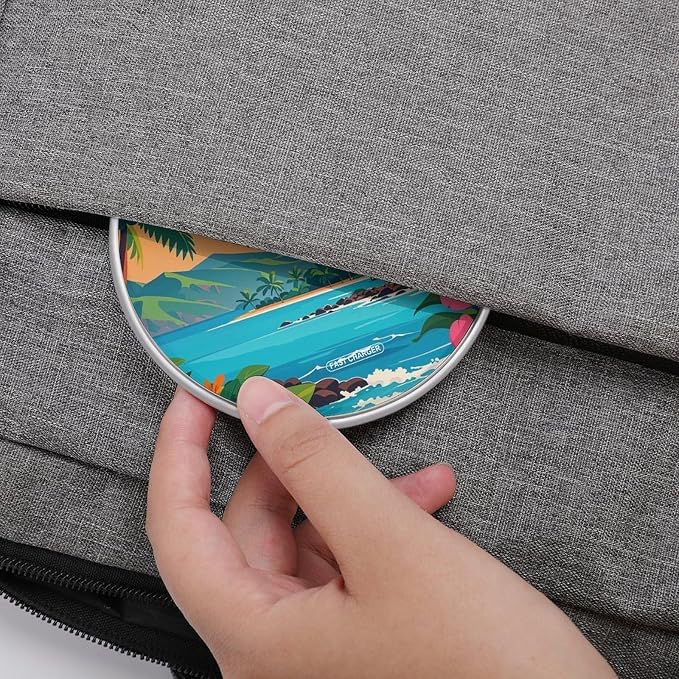 Hello Hawaii Wireless Charger Portable Fast Charging Pad Lightweight Wireless Charging Pad 10W Slim Charging Station for Phone Charger Mat for Travel Home Office Desk