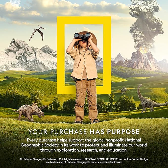 National Geographic Glow-in-The-Dark T. Rex Dissection Lab – Dissect a Synthetic Dinosaur, Build a 9.5” Glowing Tyrannosaurus Skeleton Model, Includes Refill Pack and Learning Guide, Dinosaur Toys