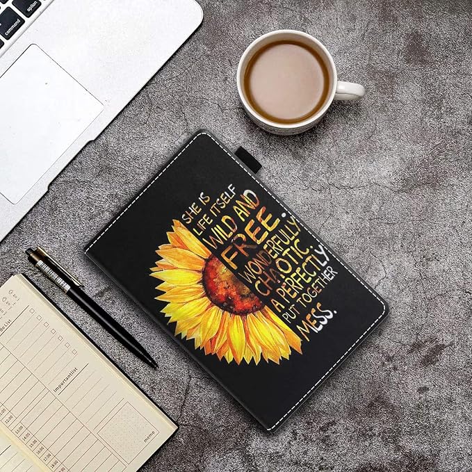 Case for Amazon Kindle Fire HD 10 &amp 10 Plus Tablet 10.1 (13th/11th Generation 2023/2021 Release) - PU Leather Folio Case with Smart Auto Wake/Sleep American Flag Camo