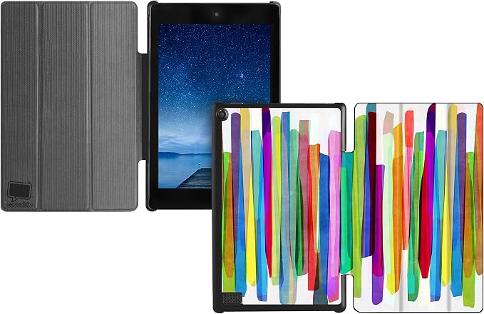 caseable Fire Tablet Cover with Blossom Bird Design