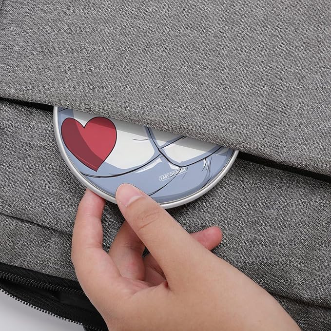 Cute Baseball Heart Wireless Charger Portable Charging Pad | LightweightAll Smartphone