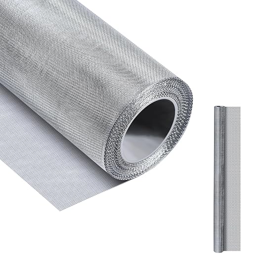 20 Mesh 304 Stainless Steel Mesh Screen, Rust Free Woven Wire Mesh, Metal Mesh