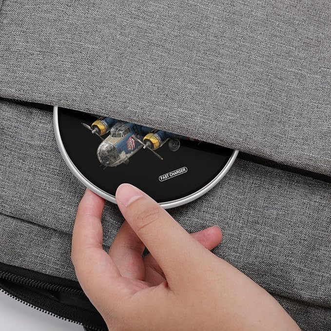 USA Bomber Plane Wireless Charger Portable Charging Pad | LightweightAll Smartphone