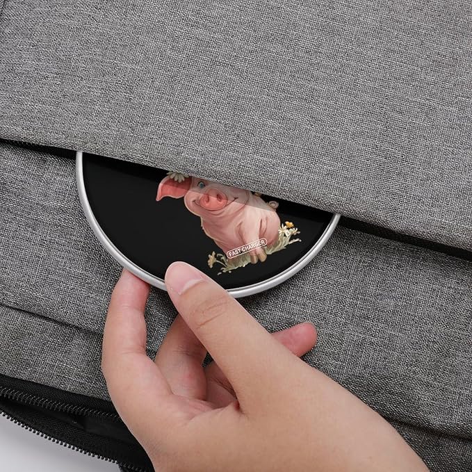 Funny Pigs and Chicken Wireless Charger Portable Charging Pad | LightweightAll Smartphone