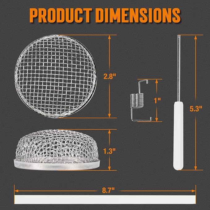 TONDA RV Furnace Vent Screen, Bug Screens Heater Vent Cover