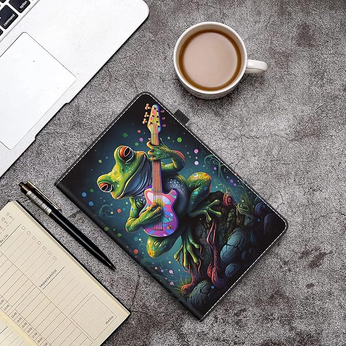 Case Cover for Amazon All-New Kindle Fire 7 Tablet (2022 Release-12th Generation) Latest Model 7 Slim Folding Stand Cover with Auto Wake/Sleep Dancing Skeleton in Mexican Costume