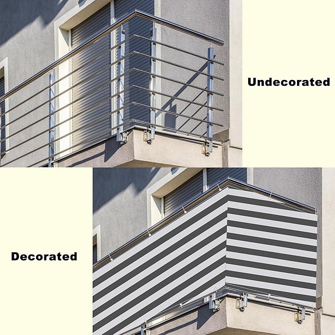 Fence Privacy Screen 6.6' x 9.8' UV Protection Weather Resistant Waterproof