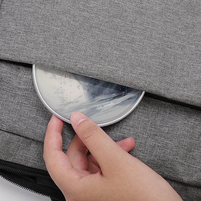Harp Seal Painting Wireless Charger with Aluminum Alloy Frame Qi Certified Fast Wireless Charging Pad 10W Charging Station Portable Phone Charger for All Wireless Charging Phone