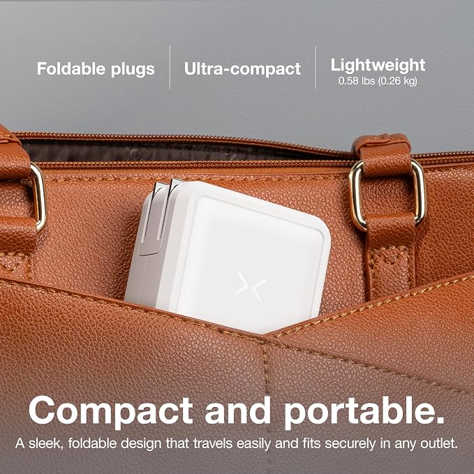 NOCO XGrid X100 100W USB-C GaN Wall Charger Block with Power Delivery | Dual USB-C Port PD 3.0 QC 4.0+ &amp PPS Fast Charging Foldable Compact Design Charges All USB-C Devices UL Certified