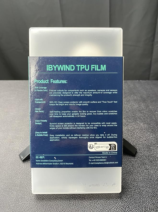 Ibywind for Oppo Reno 5/Find X3 Lite 5G Screen Protector2 Pack9H Hardness Tempered Glass and 1Pc Backing Carbon Fiber Film with Alignment FrameFull CoverageBubble FreeFingerprint UnlockScratch