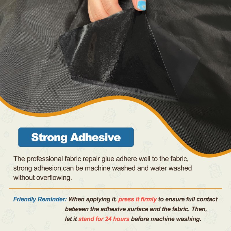 KING MOUNTAIN Self Adhesive Nylon Fabric Repair Tape, 4×63 Inches, Quick Down Jacket Repair Patch, Waterproof Outdoor Gear Patch Kit for Tent,Backpacks,Umbrella, Gloves, Sleeping Bag (Dark Grey)