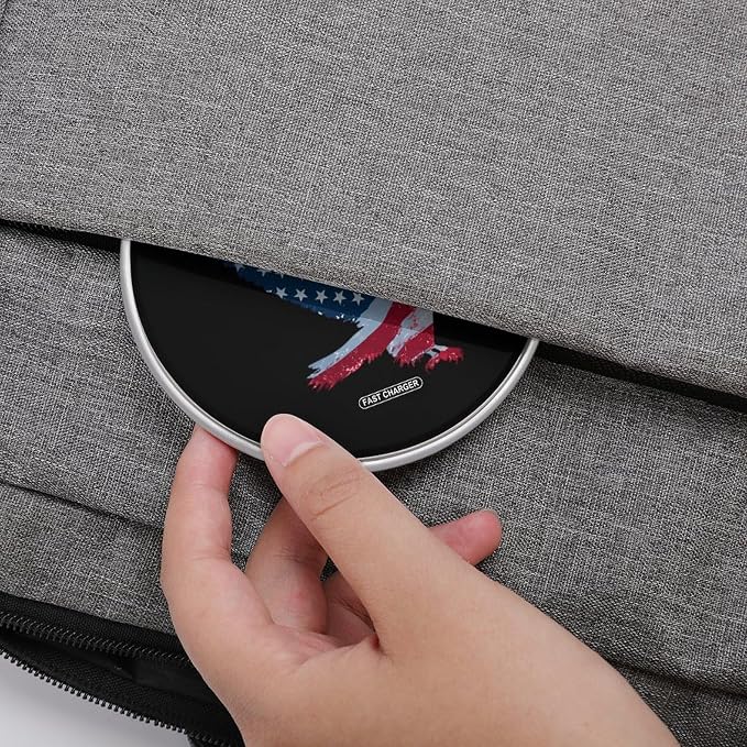 USA Ea-gles Wireless Charger Portable Charging Pad | LightweightAll Smartphone