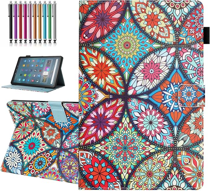 Case for Amazon Fire Max 11 Tablet (13th Generation 2023 Release) Auto Wake/Sleep Premium PU Leather Folding Stand Cover with Pen Holder &amp Multiple Viewing Angles - Beach