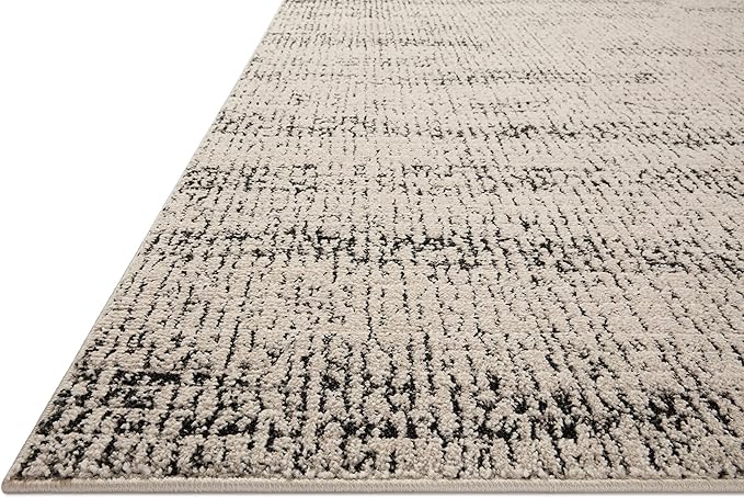Loloi Darby Collection DAR-02 Oatmeal/Charcoal 2'-7" x 4' Accent Rug