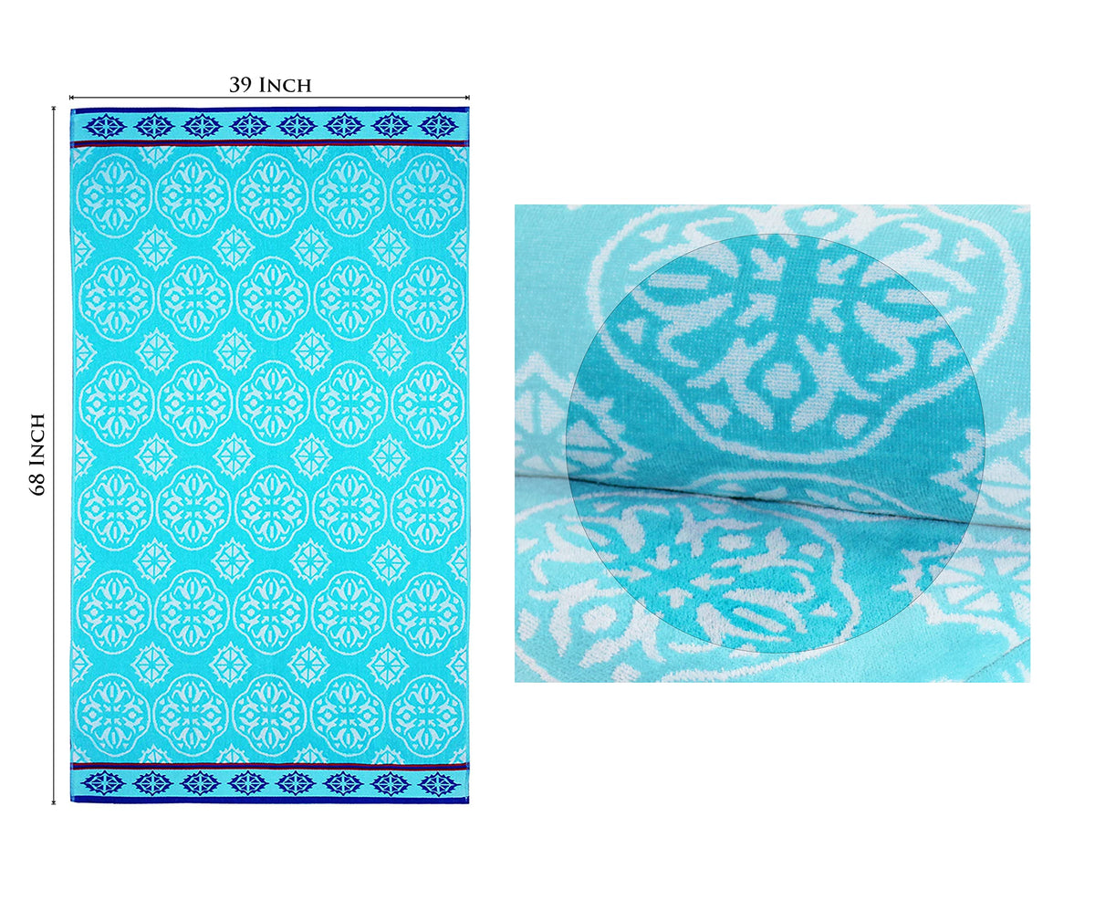 COTTON CRAFT Oversized XL Beach Towels - 39 x 68 inches - 2 Pack
