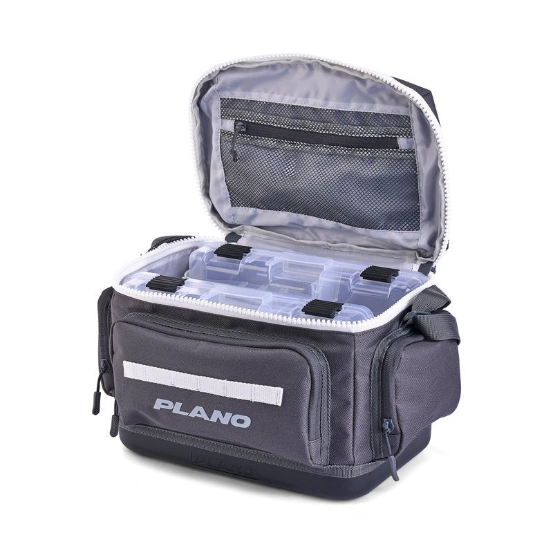 Plano Weekend 3600 Tackle Bag, Cutting-Edge Fishing Tackle Bag, Molded Waterproof Base, Spacious Storage, Die Cut Tool Sleeves, Daisy Chain Attachment Points