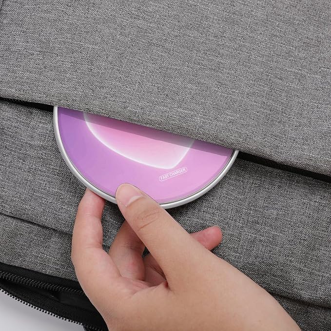 Pink Bow Love Heart Wireless Charger 10W Qi-Certified Fast Wireless Charging Pad with USB Cable &amp LED Indicator Fashion Charger Mat Portable Charging Station for All Qi-Enabled Phones