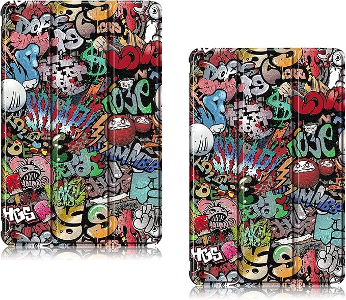 Case for Samsung Galaxy Tab S8 Plus 12.4 2022/S7 FE 2021/S7 Plus 2020 (SM-X800/X806/T730/T733/T736/T738/T970/T975/T976) Lightweight Tri-Fold Stand Thin Cover Auto Wake/Sleep Almond Blossom